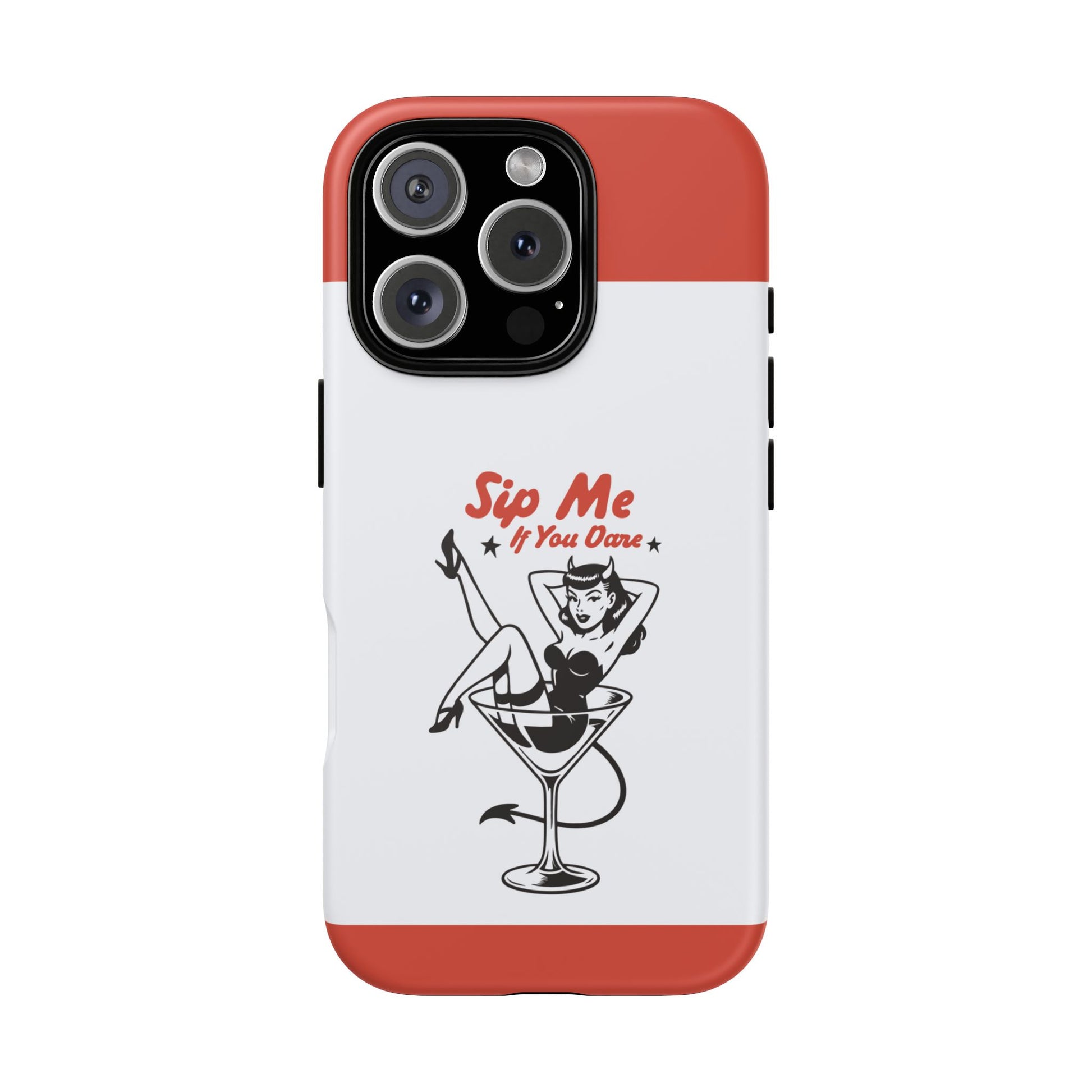 iPhone 16 Pro phone case - Lady and a Wine Glass