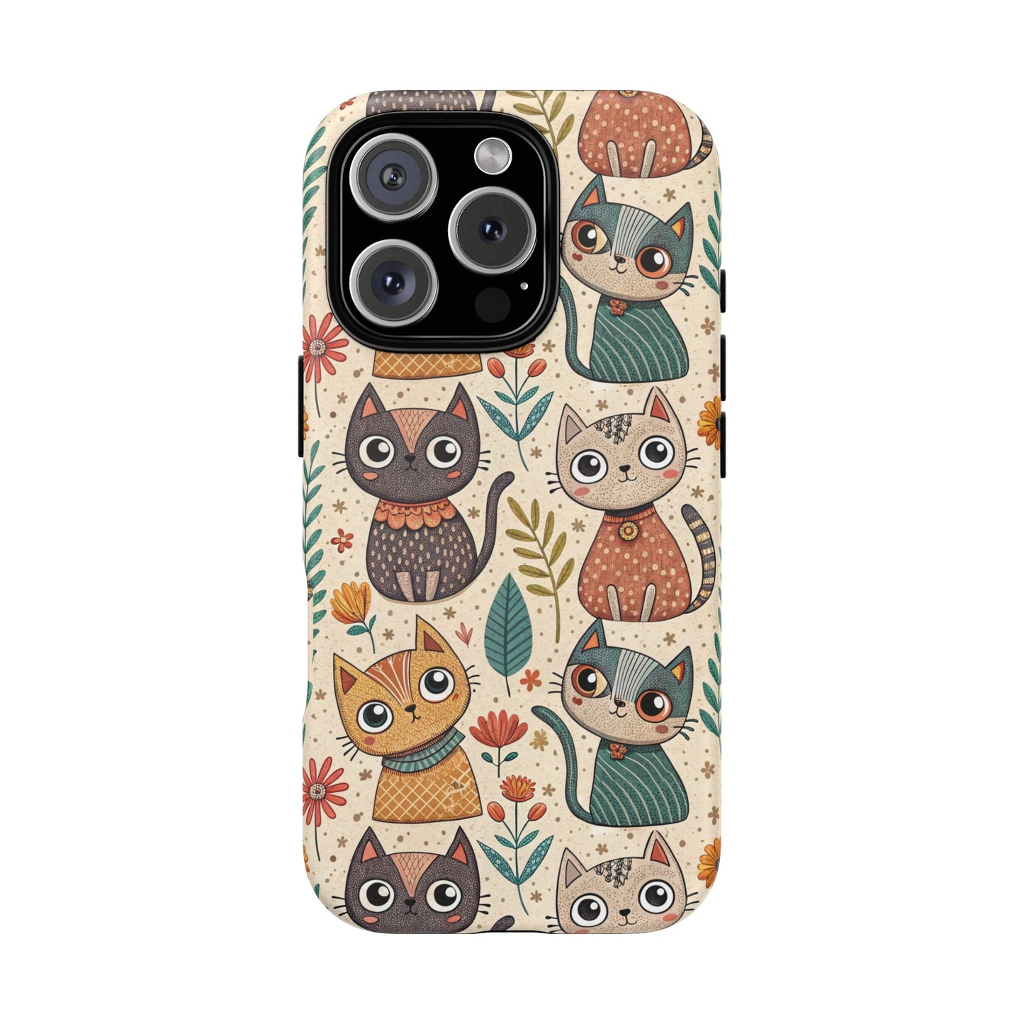 iPhone 16 Pro phone case - Little Cat Pals