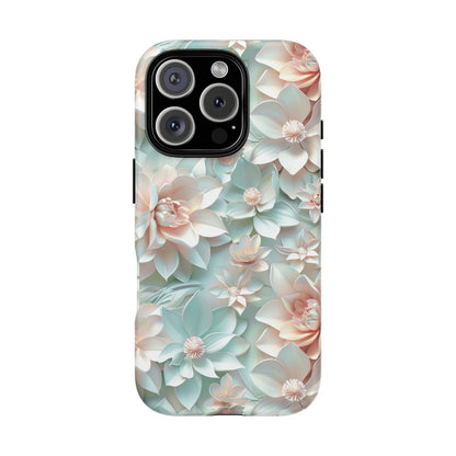 iPhone 16 Pro phone case - Realistic Pastel Flowers