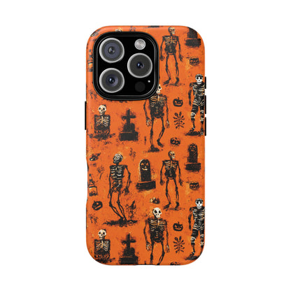 iPhone 16 Pro phone case - Walking Skeletons