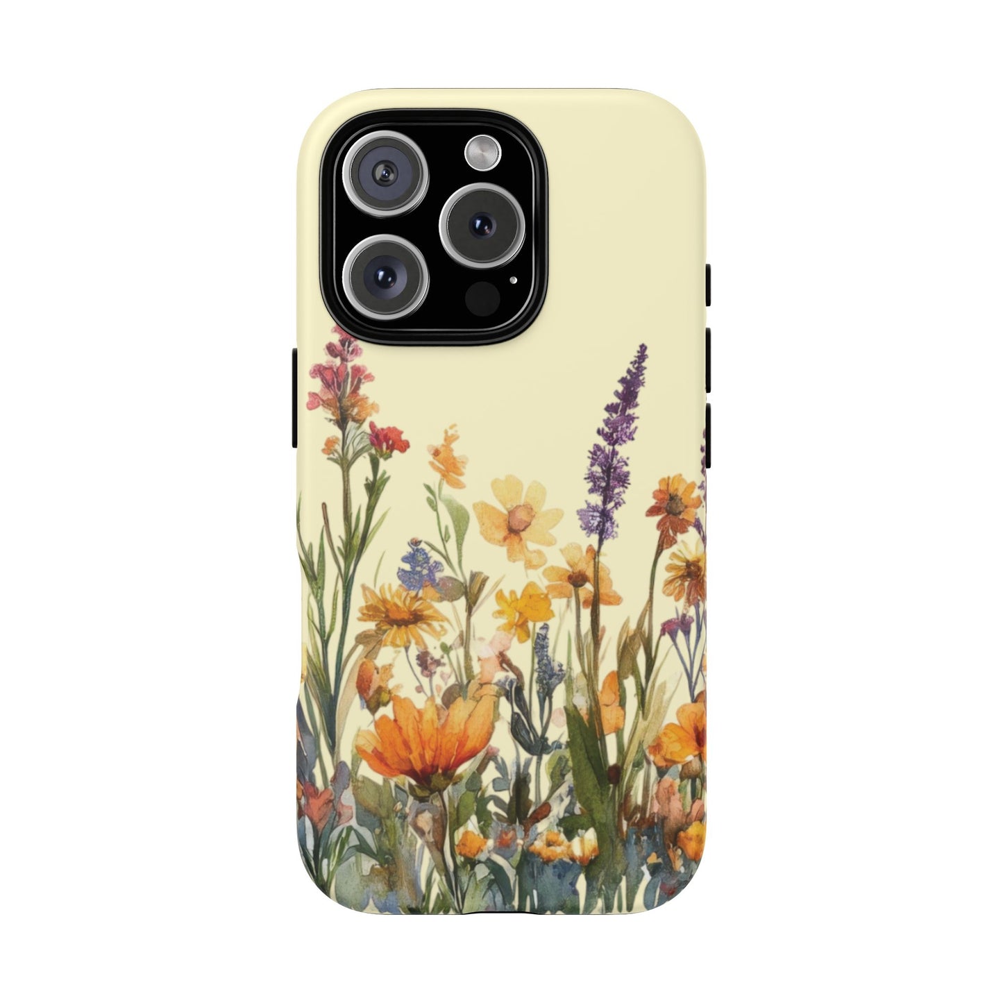 iPhone 16 Pro phone case - Watercolour Garden Flower