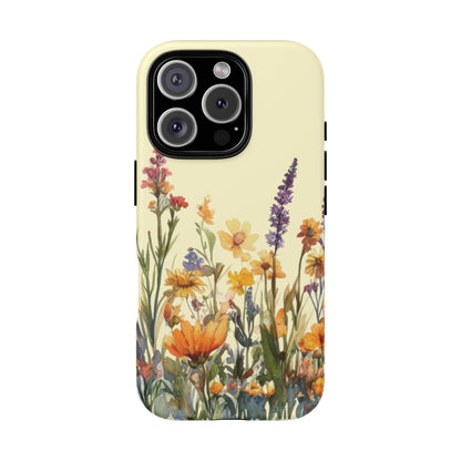 iPhone 16 Pro phone case - Watercolour Garden Flower