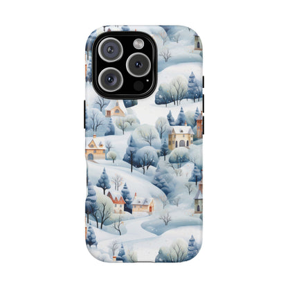 iPhone 16 Pro phone case - Winter Village