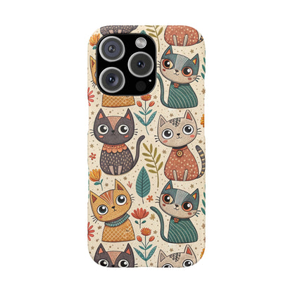 iPhone 16 Pro snap phone case - Little Cat Pals