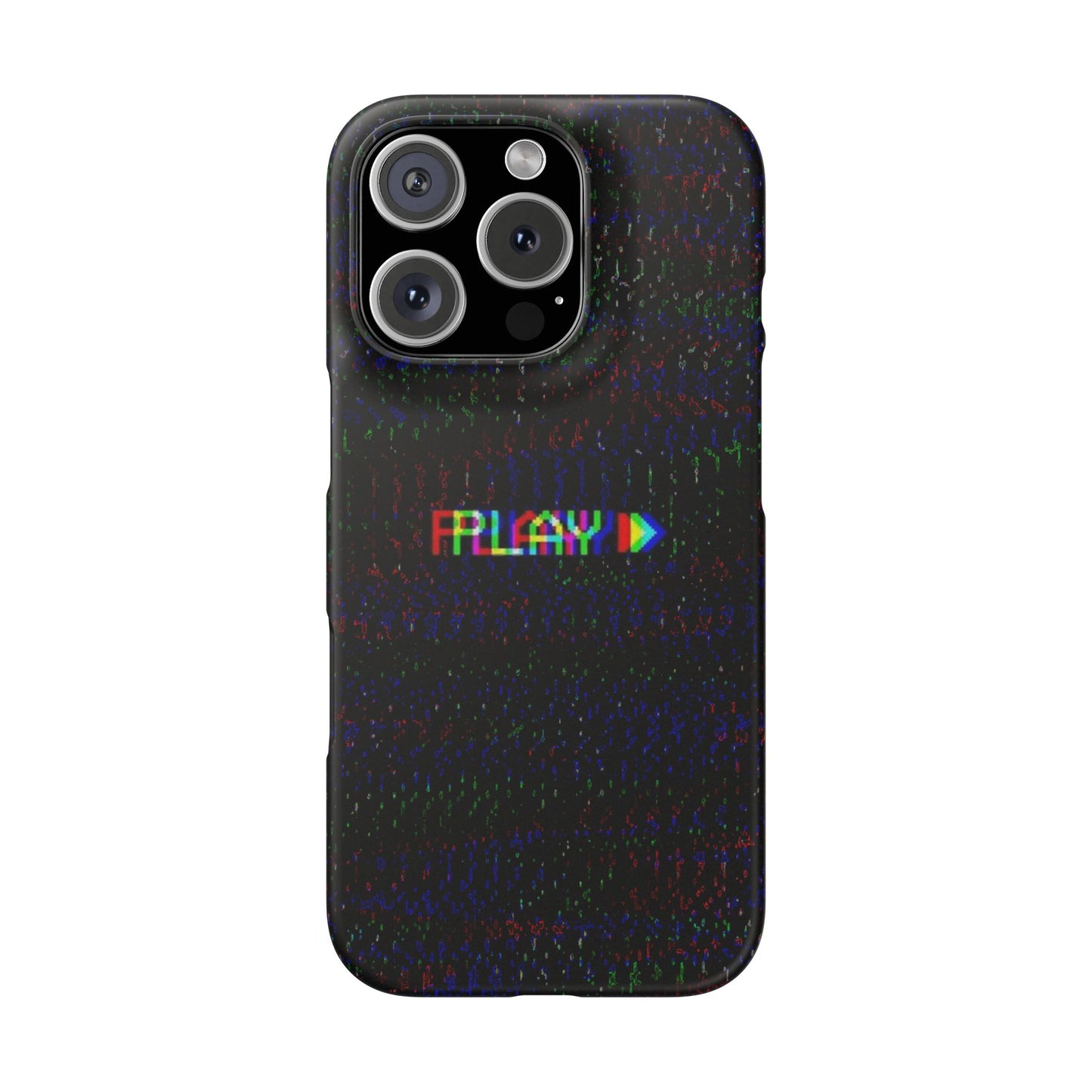 iPhone 16 Pro snap phone case - Press Play