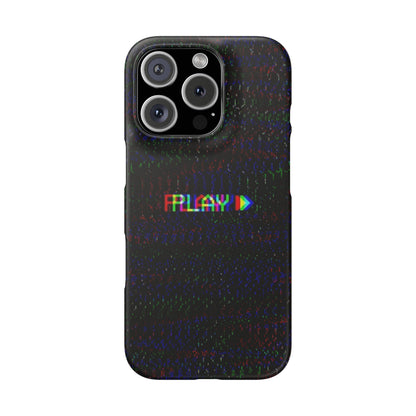 iPhone 16 Pro snap phone case - Press Play