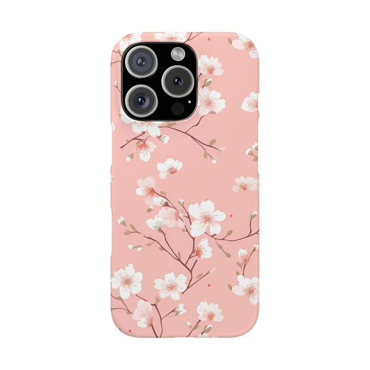 iPhone 16 Pro snap phone case - Sakura Bloom