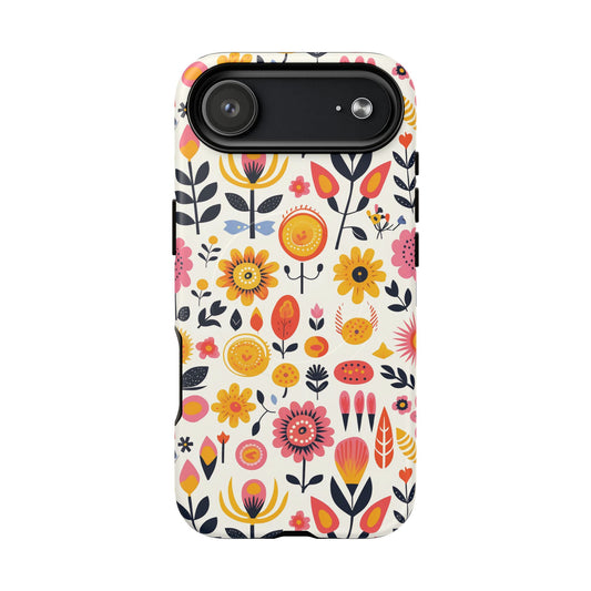 iPhone 17 Air magsafe phone case - Colourful Floral Pattern