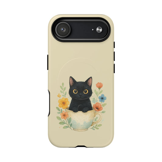 iPhone 17 Air magsafe phone case - Cup Cat