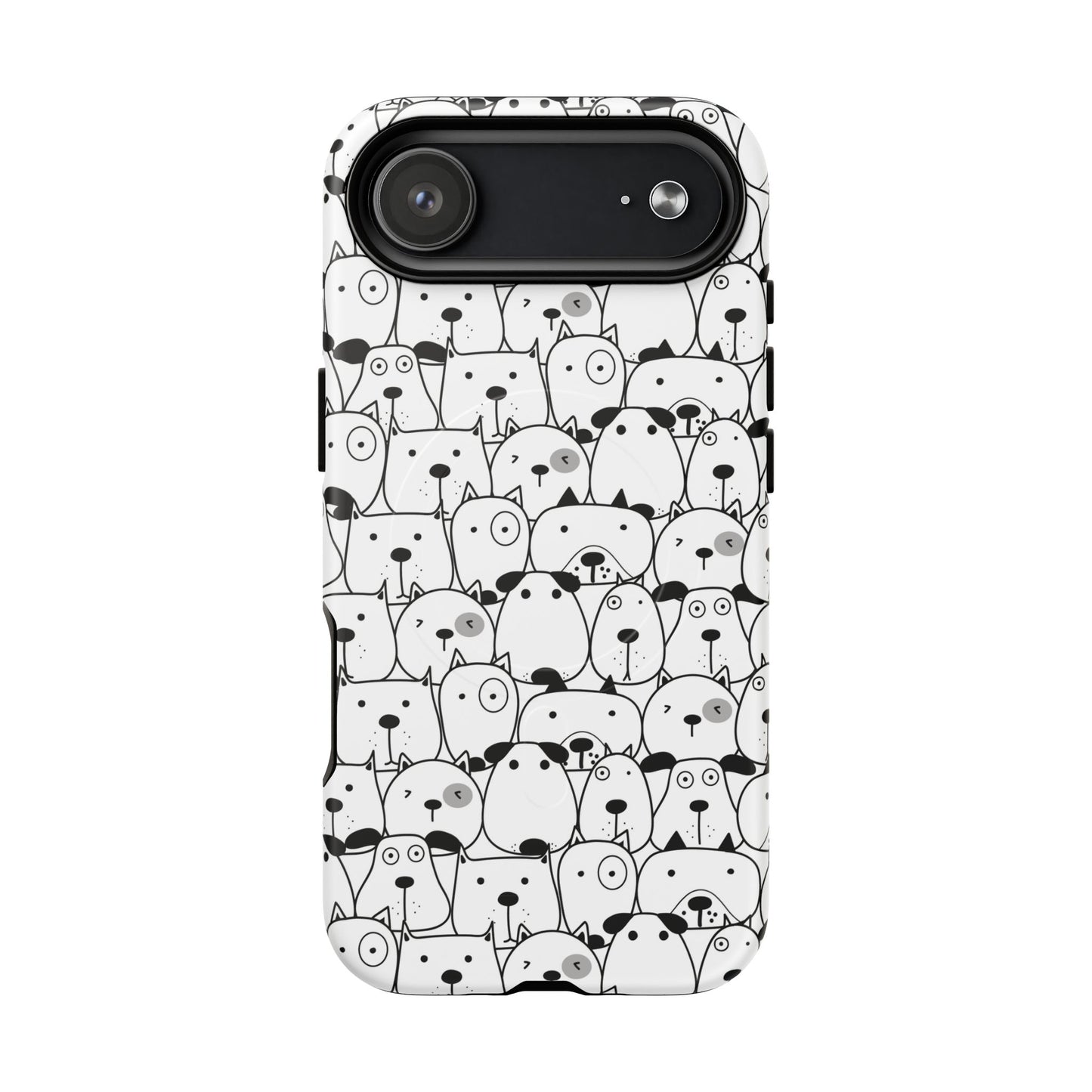 iPhone 17 Air magsafe phone case - Cute Dogs Drawing