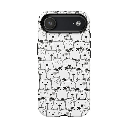 iPhone 17 Air magsafe phone case - Cute Dogs Drawing