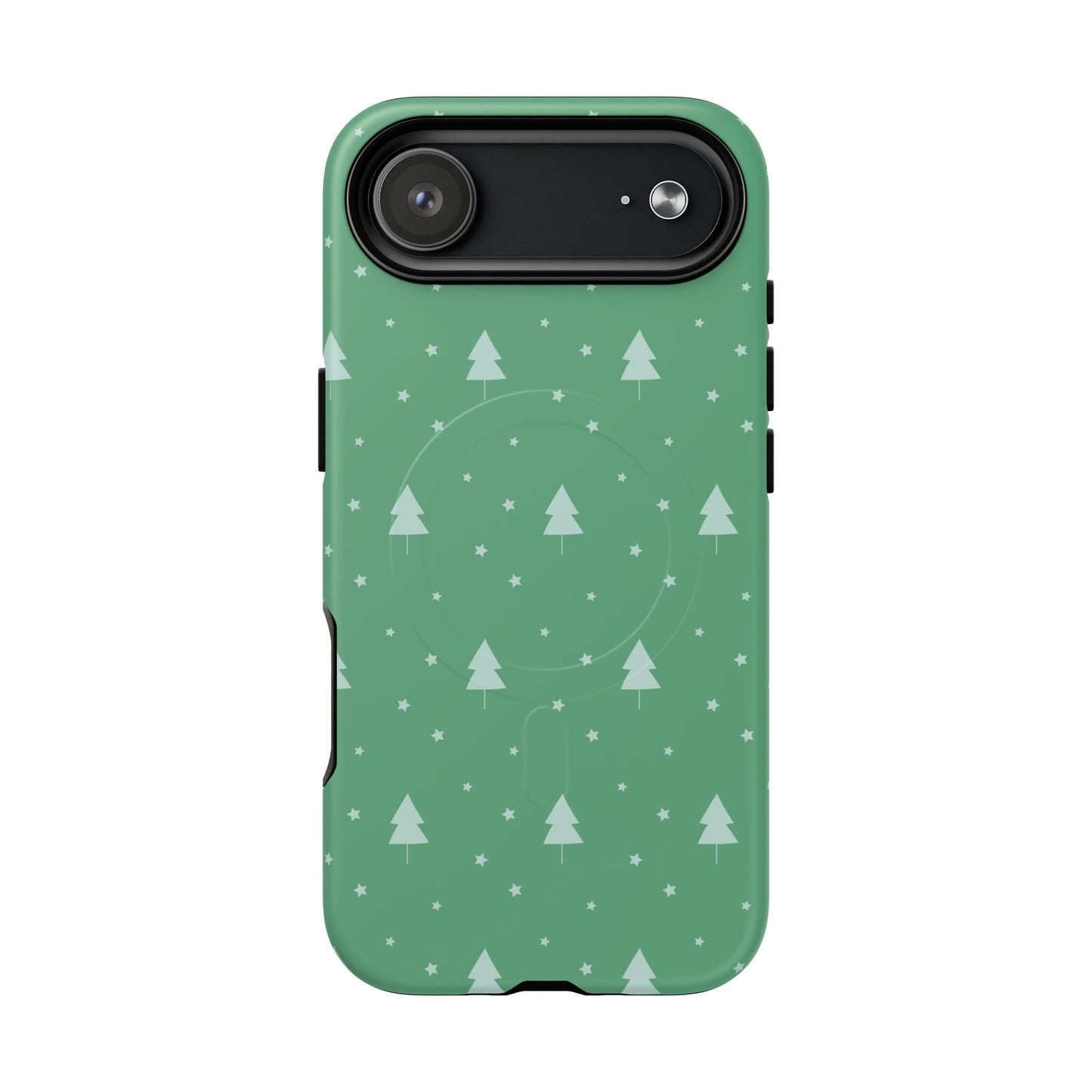 iPhone 17 Air magsafe phone case - Retro Christmas Tree Pattern