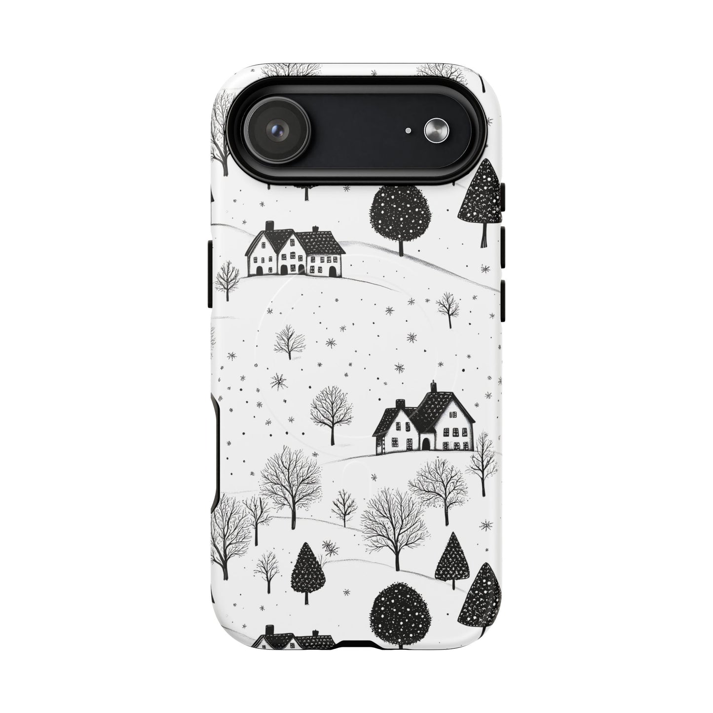 iPhone 17 Air magsafe phone case - Snowy Village