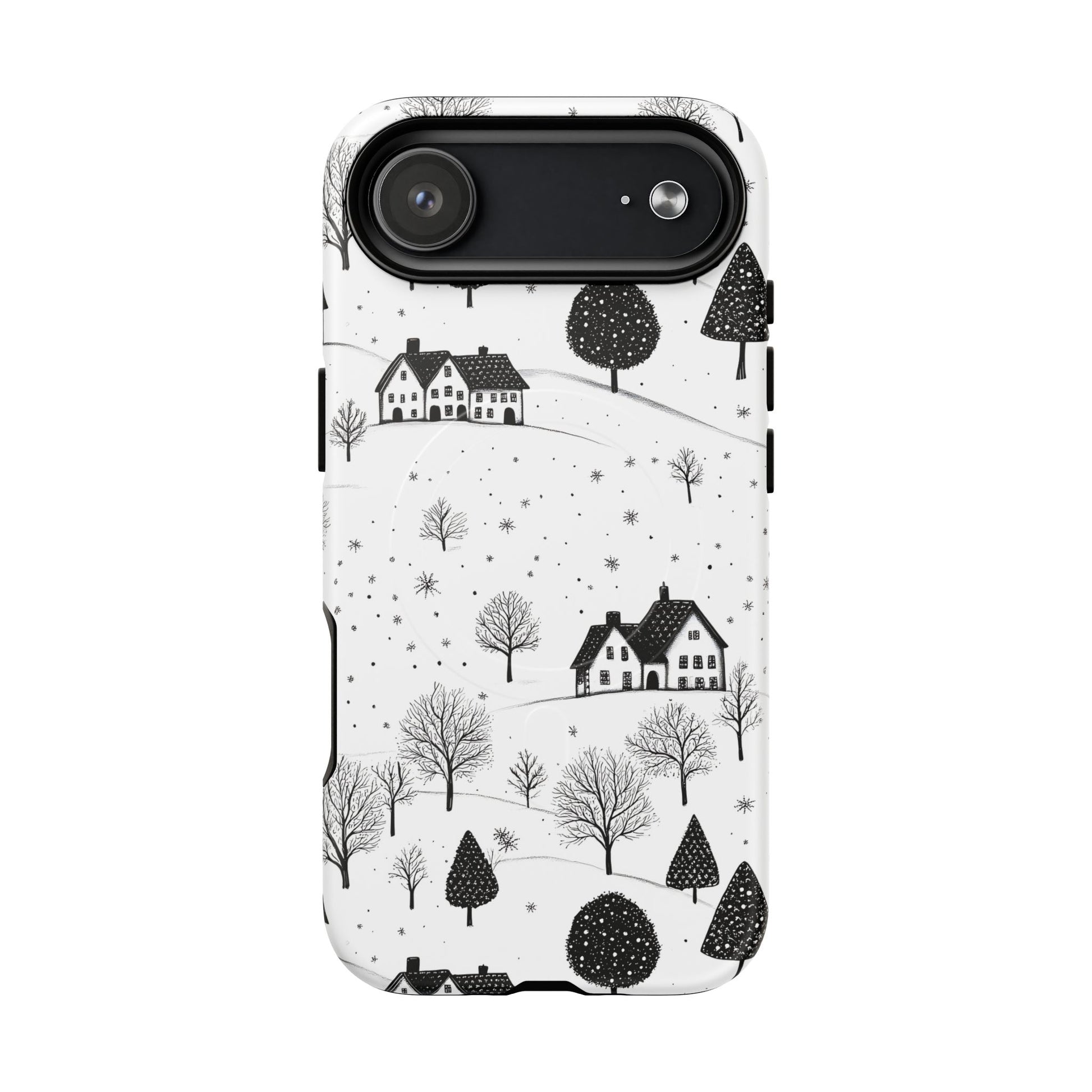 iPhone 17 Air magsafe phone case - Snowy Village