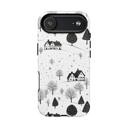 iPhone 17 Air magsafe phone case - Snowy Village