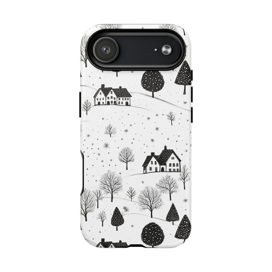 iPhone 17 Air magsafe phone case - Snowy Village