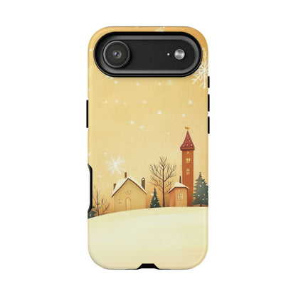 iPhone 17 Air phone case - Charming Winter Village