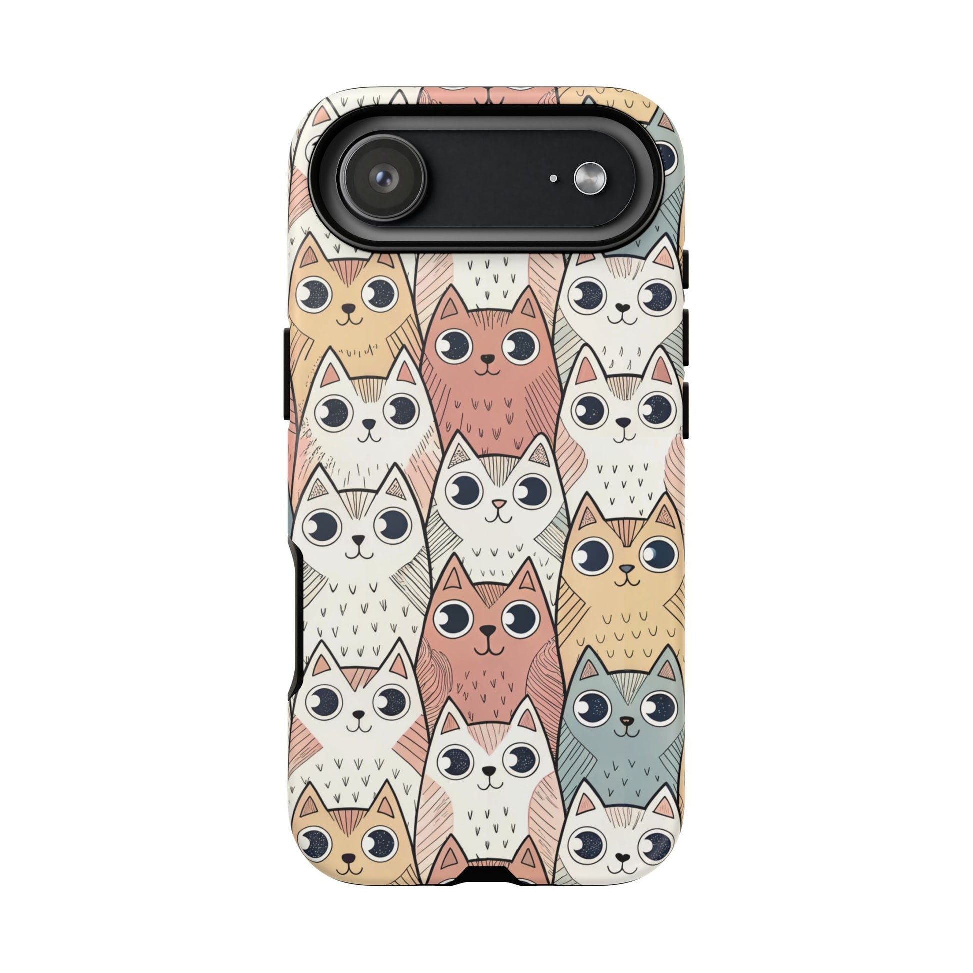 iPhone 17 Air phone case - Colourful Kitties