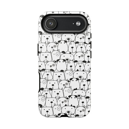 iPhone 17 Air phone case - Cute Dogs Drawing