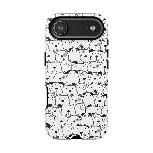 iPhone 17 Air phone case - Cute Dogs Drawing