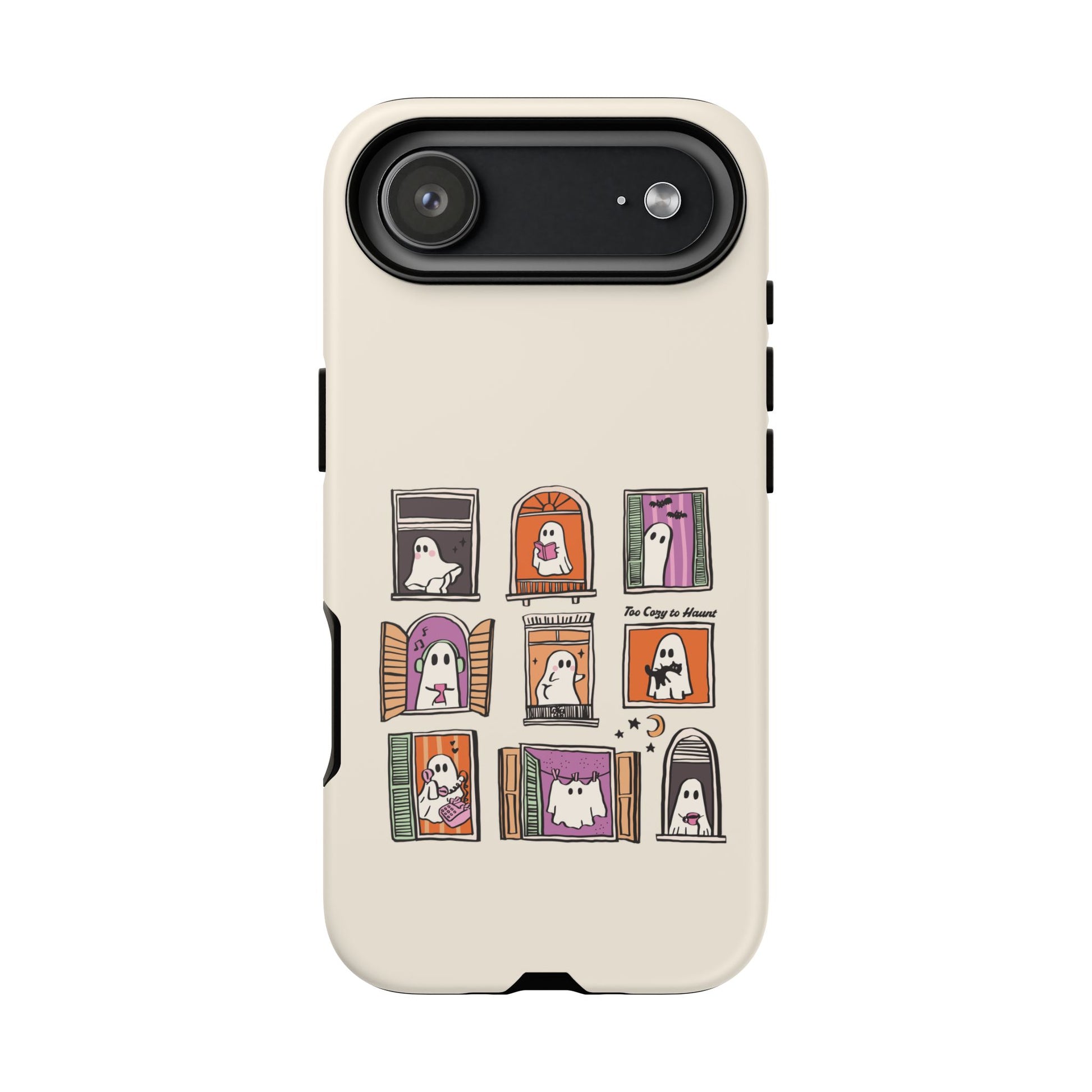 iPhone 17 Air phone case - Halloween Ghosts in House