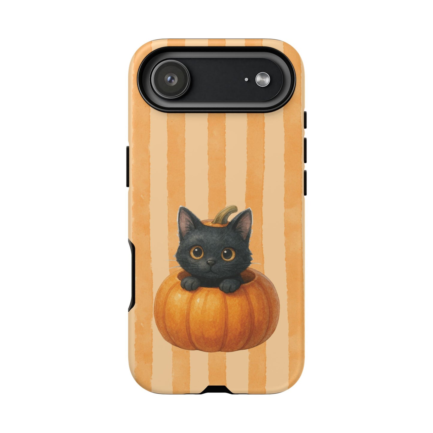 iPhone 17 Air phone case - Kitty Big Pumpkin