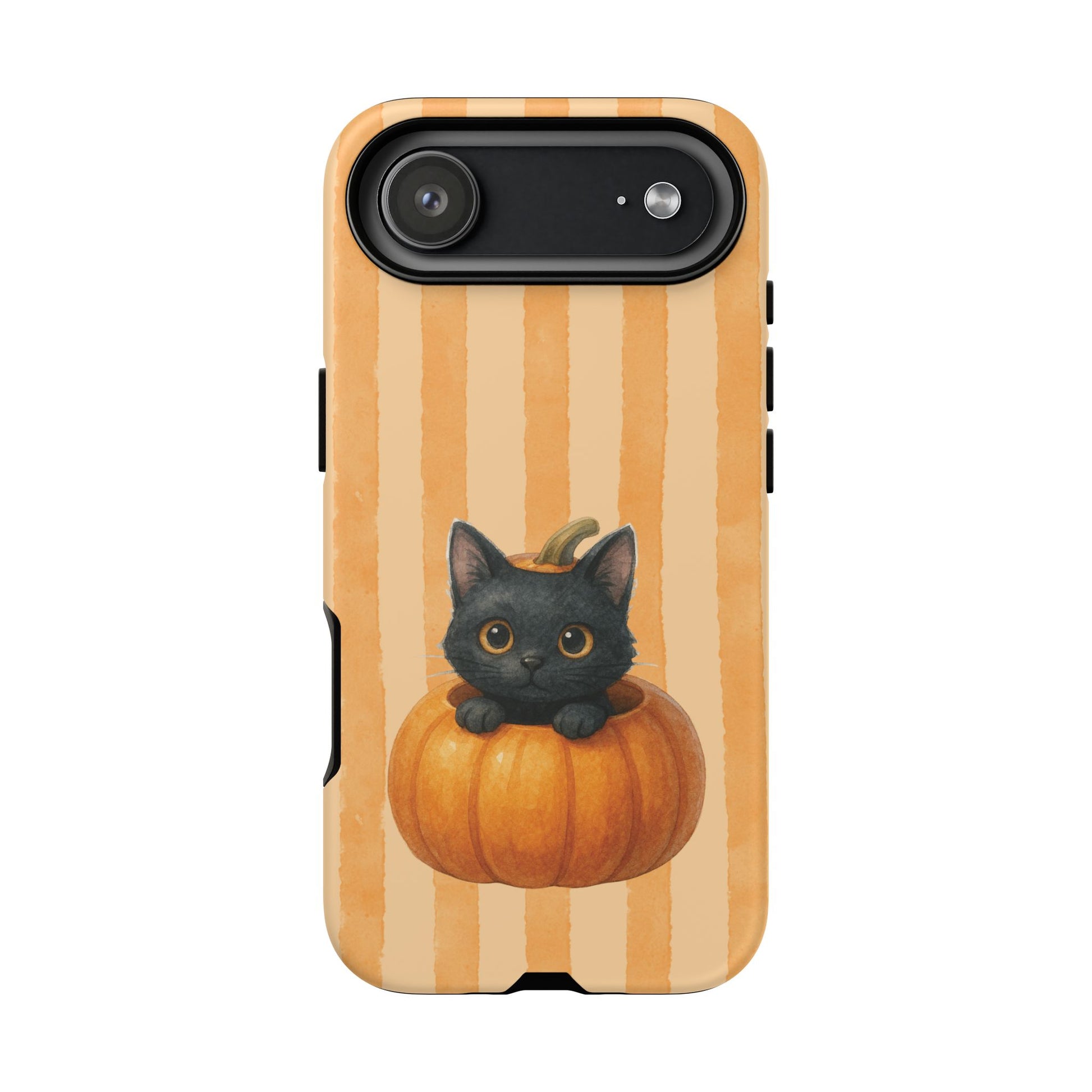 iPhone 17 Air phone case - Kitty Big Pumpkin