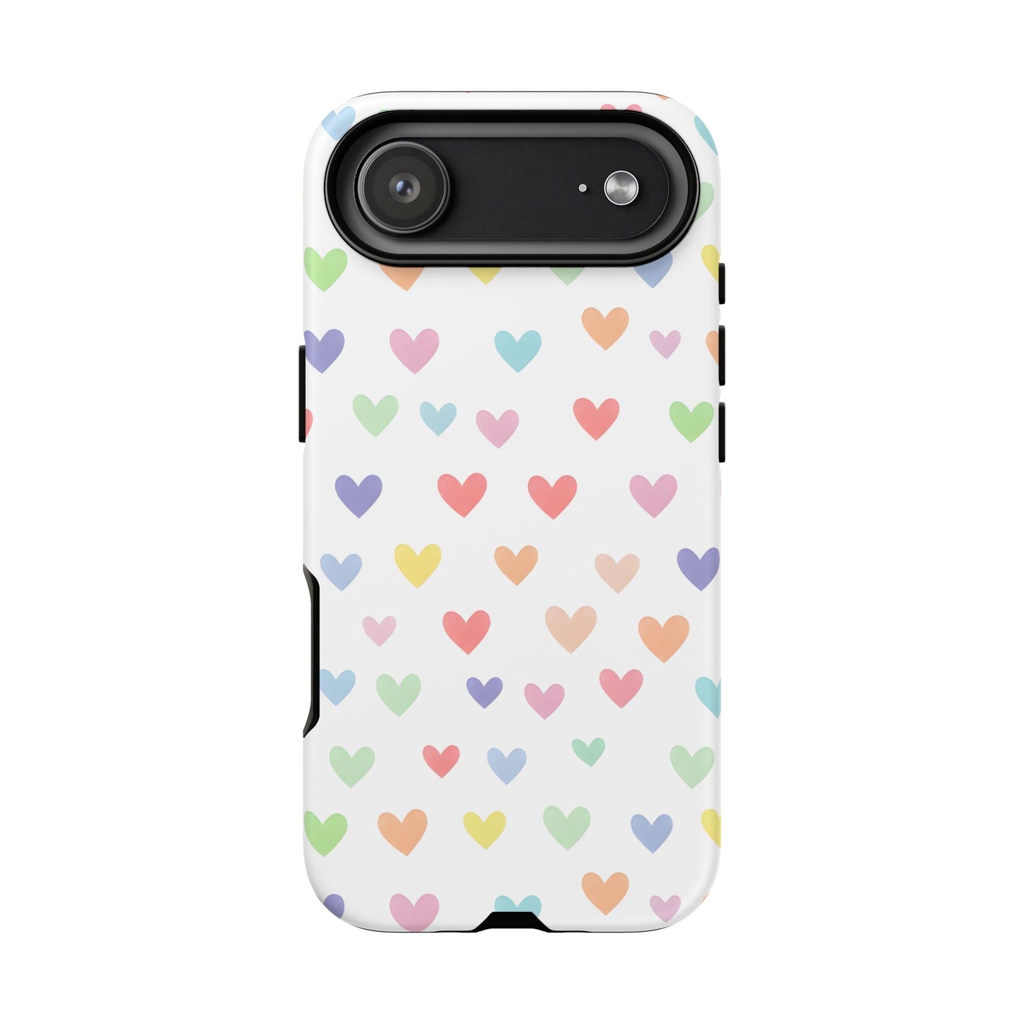iPhone 17 Air phone case - Pastel Heart Shape Pattern