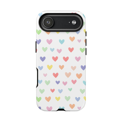 iPhone 17 Air phone case - Pastel Heart Shape Pattern