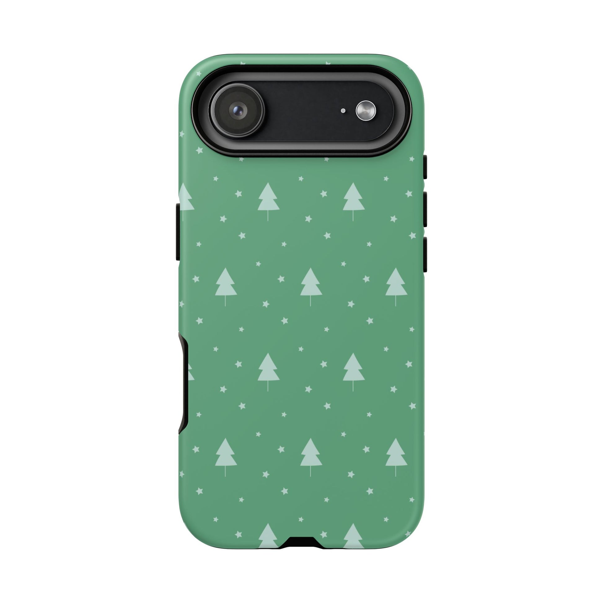 iPhone 17 Air phone case - Retro Christmas Tree Pattern