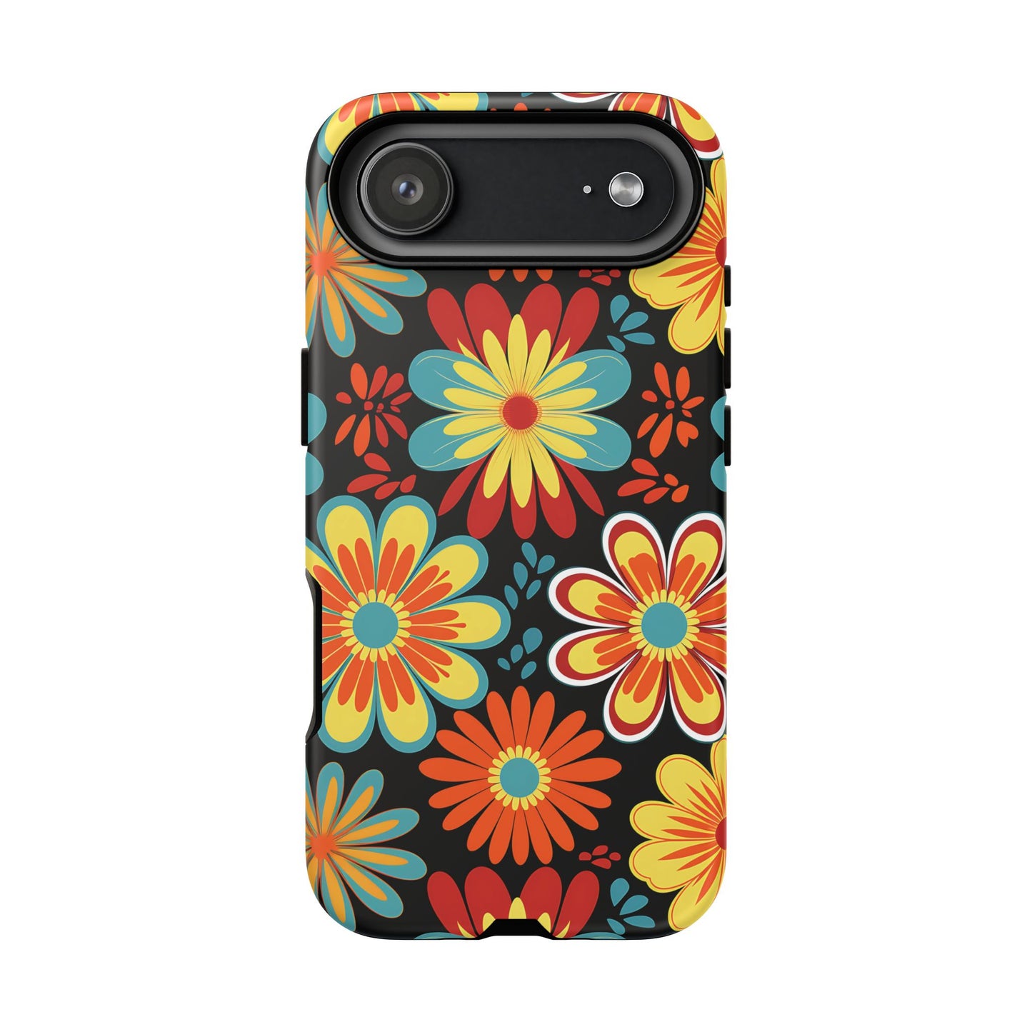 iPhone 17 Air phone case - Retro Style Flowers Pattern