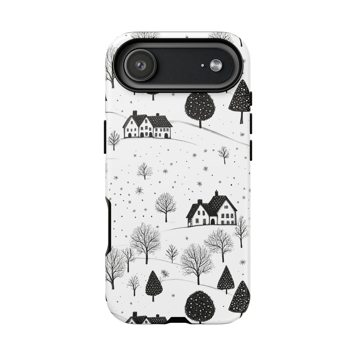 iPhone 17 Air phone case - Snowy Village