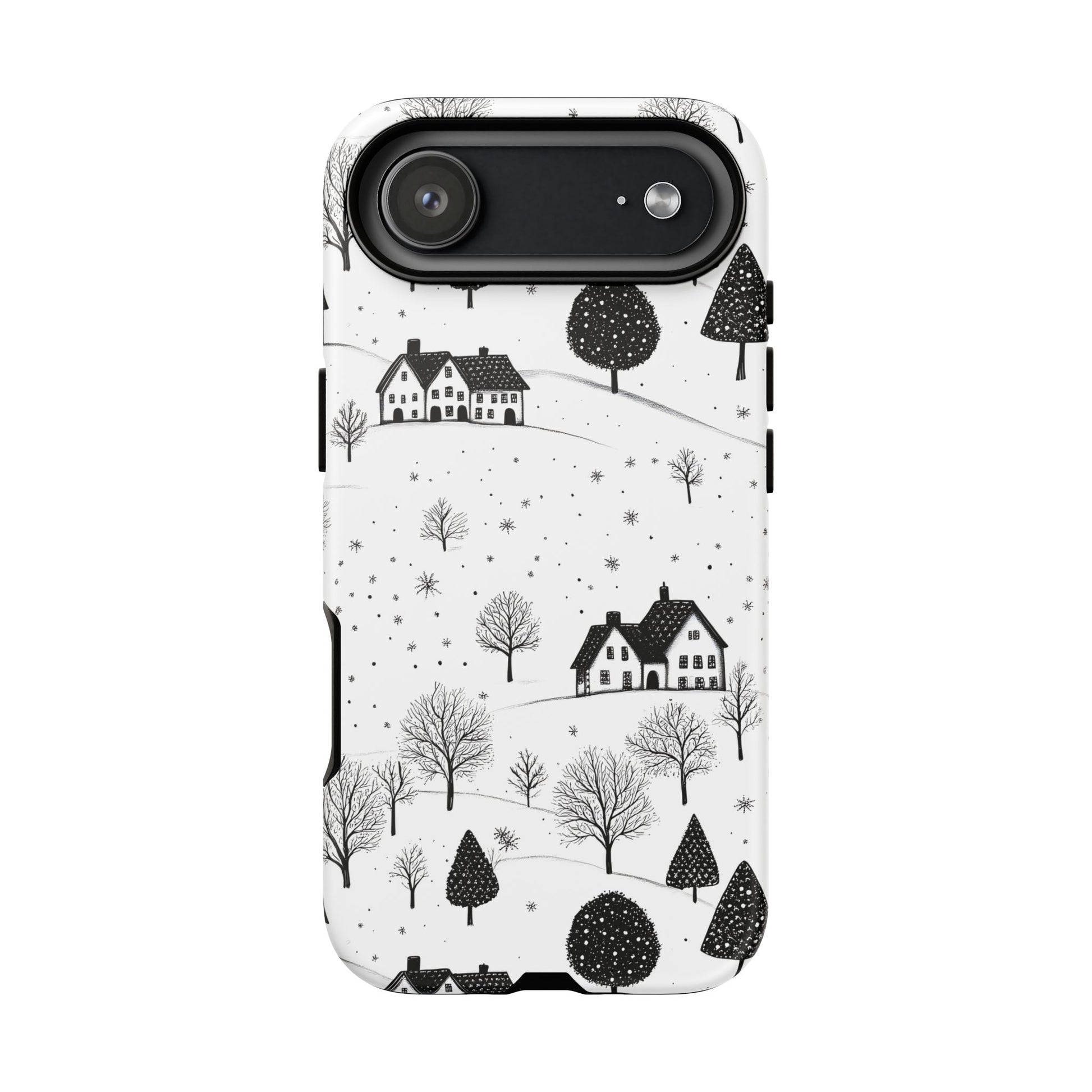 iPhone 17 Air phone case - Snowy Village
