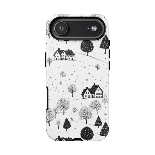 iPhone 17 Air phone case - Snowy Village