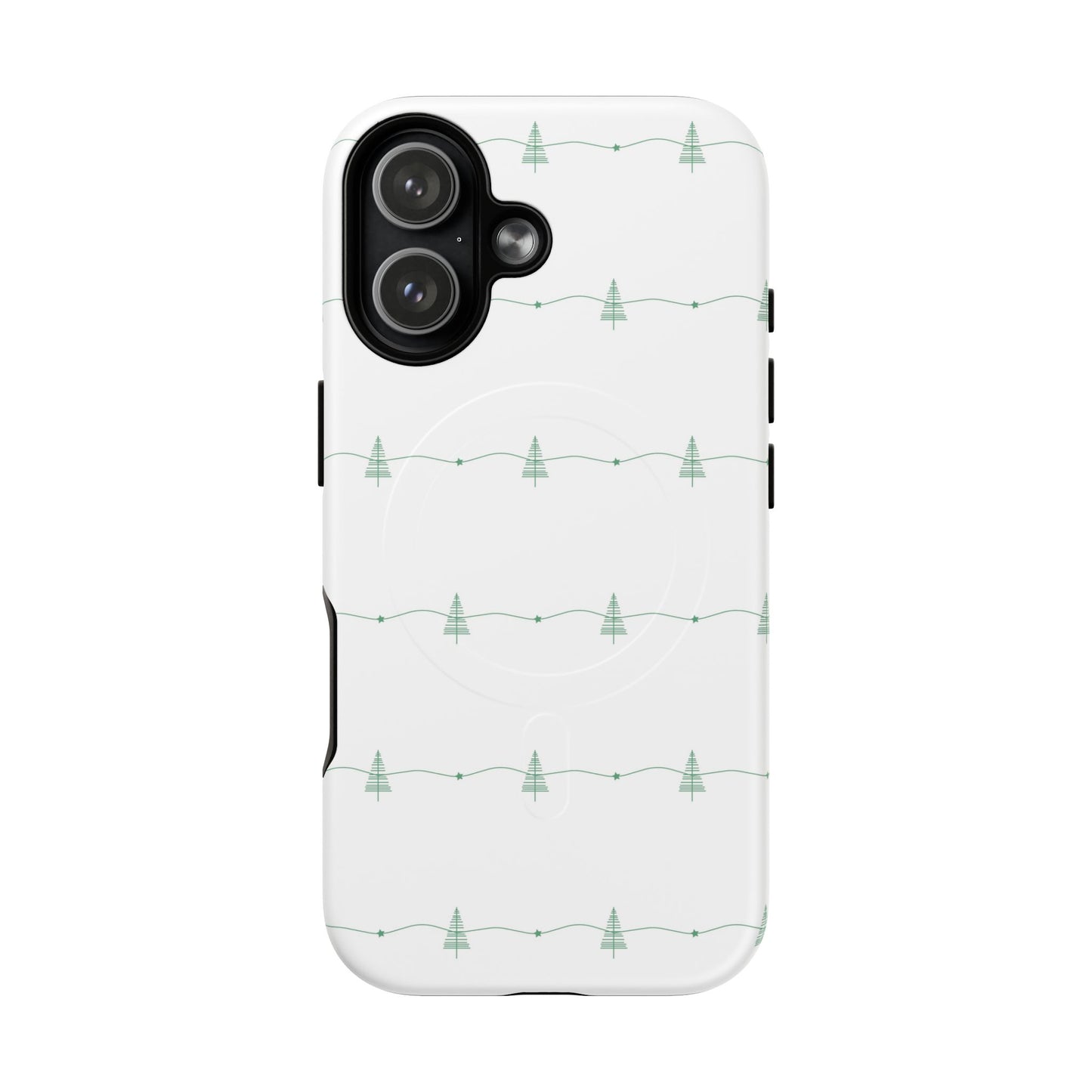 iPhone 17 magsafe phone case - Christmas Tree Pattern