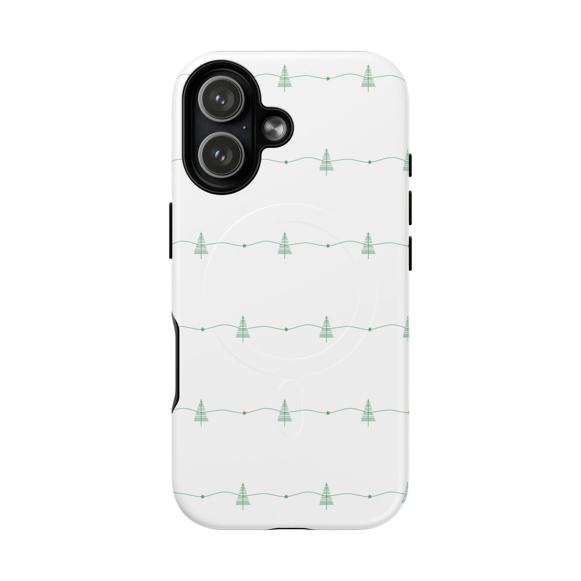 iPhone 17 magsafe phone case - Christmas Tree Pattern