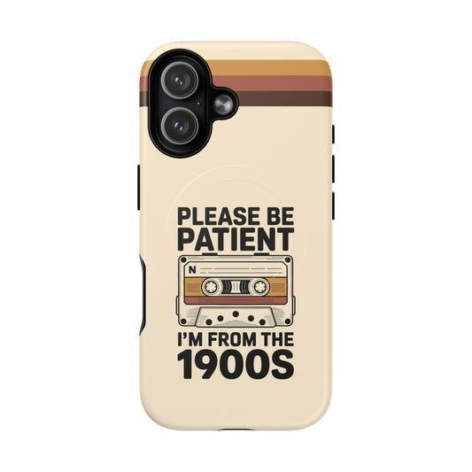 iPhone 17 magnetic module integrated into a vintage 1900s 3D wrap case