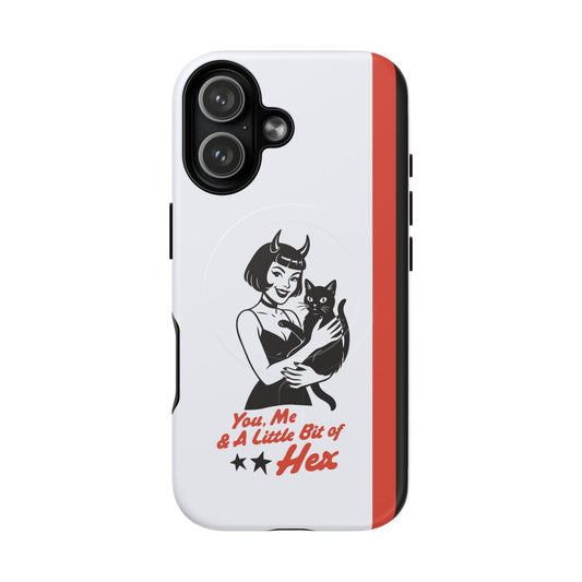iPhone 17 magnetic module compatible with MagSafe accessories and cat art