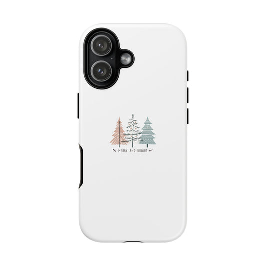 High definition boho seasonal tree print on a iPhone 17 protective phone case
