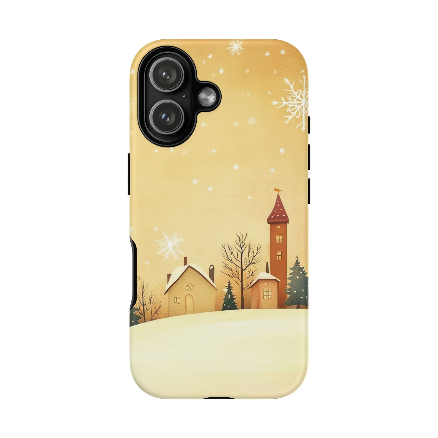 iPhone 17 phone case - Charming Winter Village