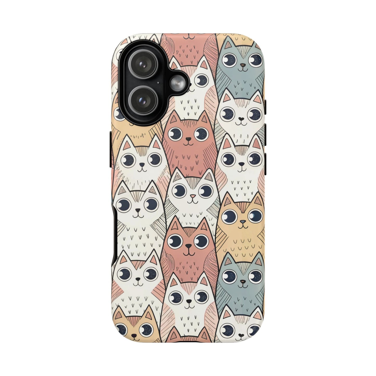iPhone 17 phone case - Colourful Kitties