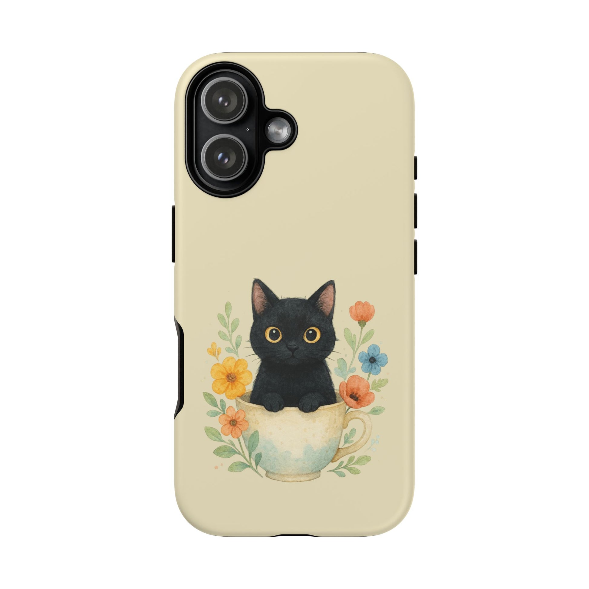 iPhone 17 phone case - Cup Cat