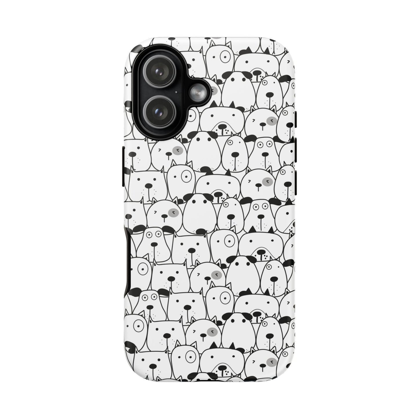 iPhone 17 phone case - Cute Dogs Drawing