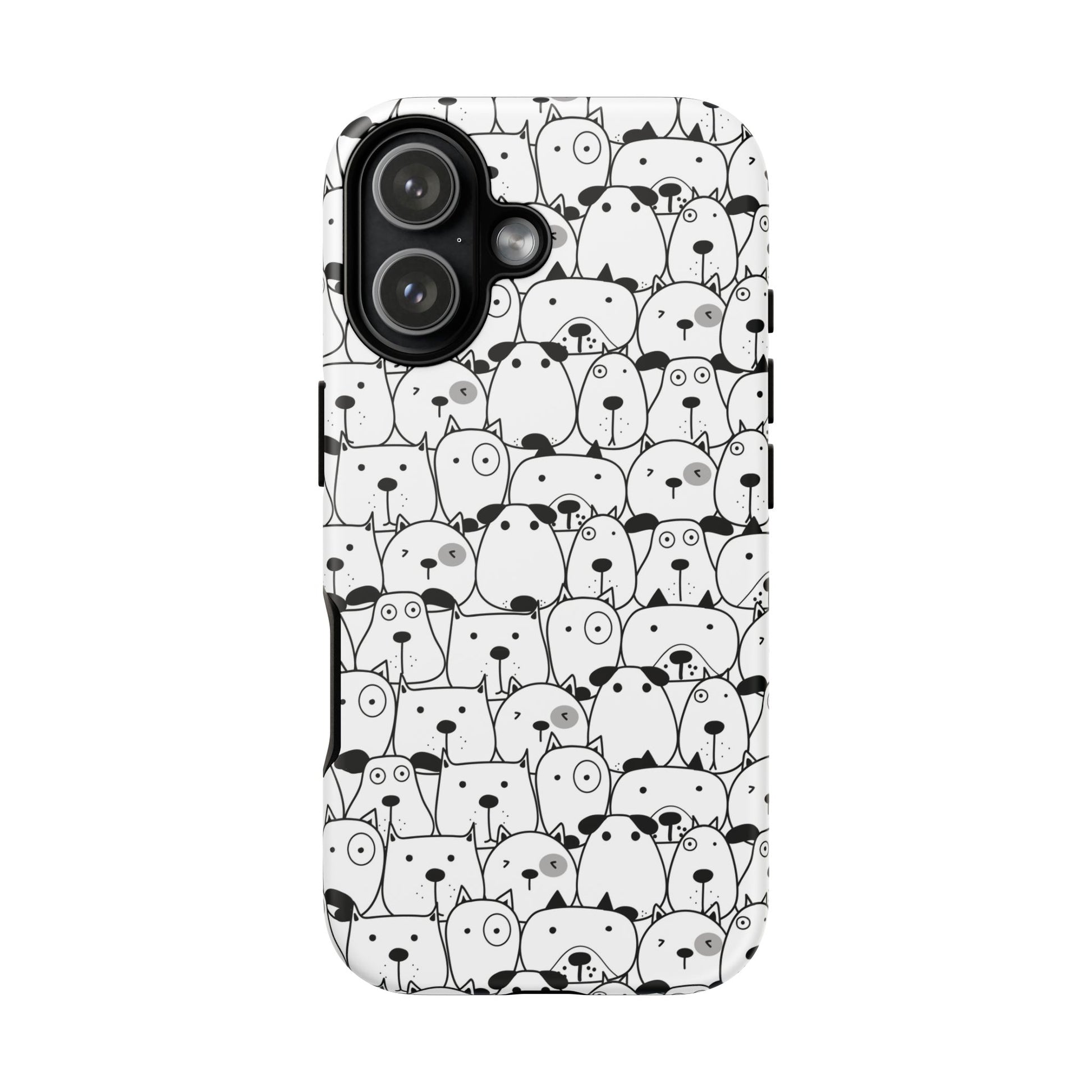 iPhone 17 phone case - Cute Dogs Drawing