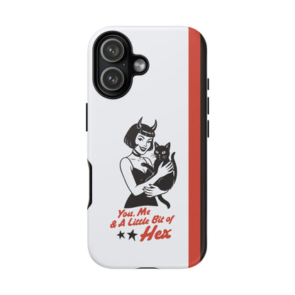 iPhone 17 phone case - Lady and a Black Cat