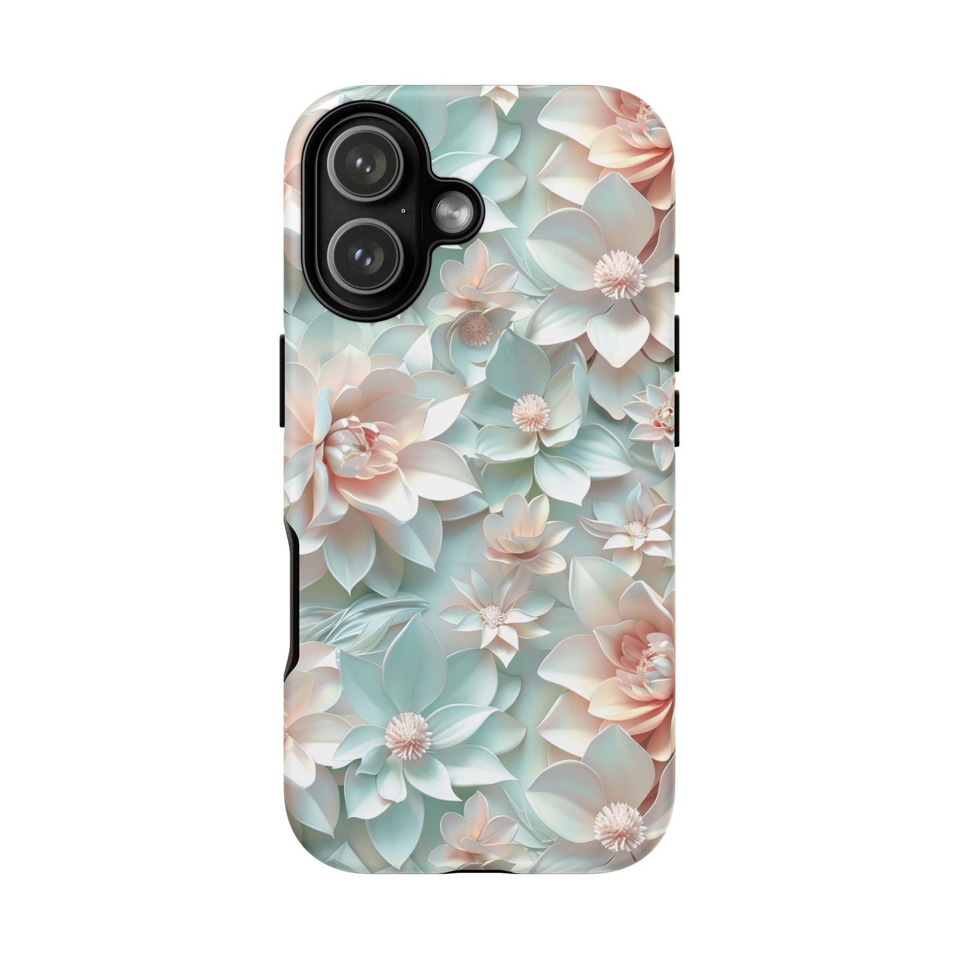 iPhone 17 phone case - Realistic Pastel Flowers