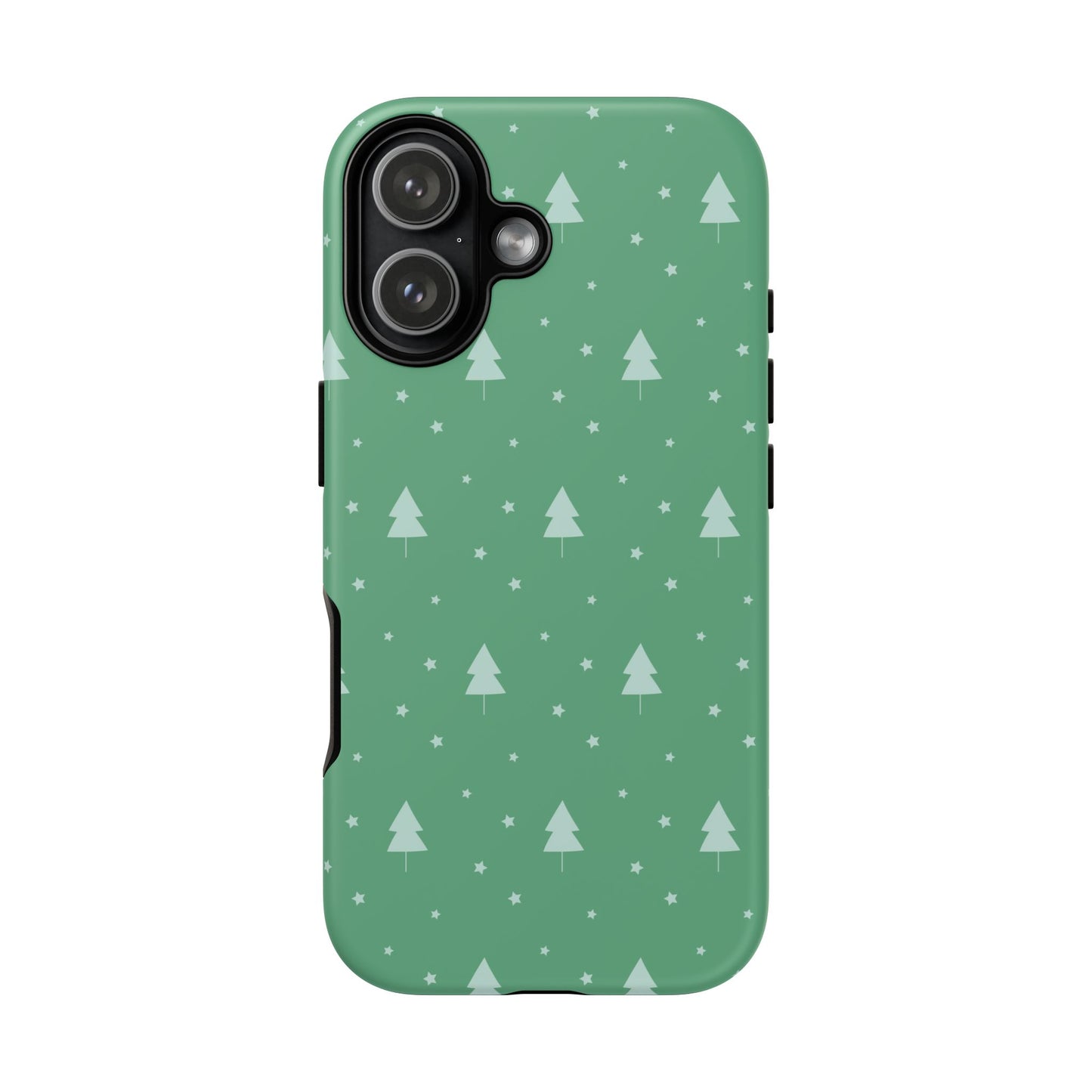 iPhone 17 phone case -  Retro Christmas Tree Pattern