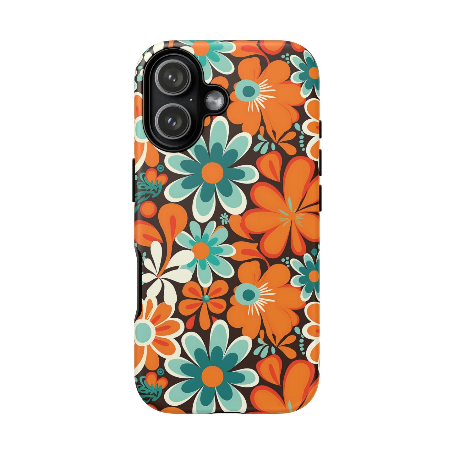 iPhone 17 phone case -  Retro Groovy Floral