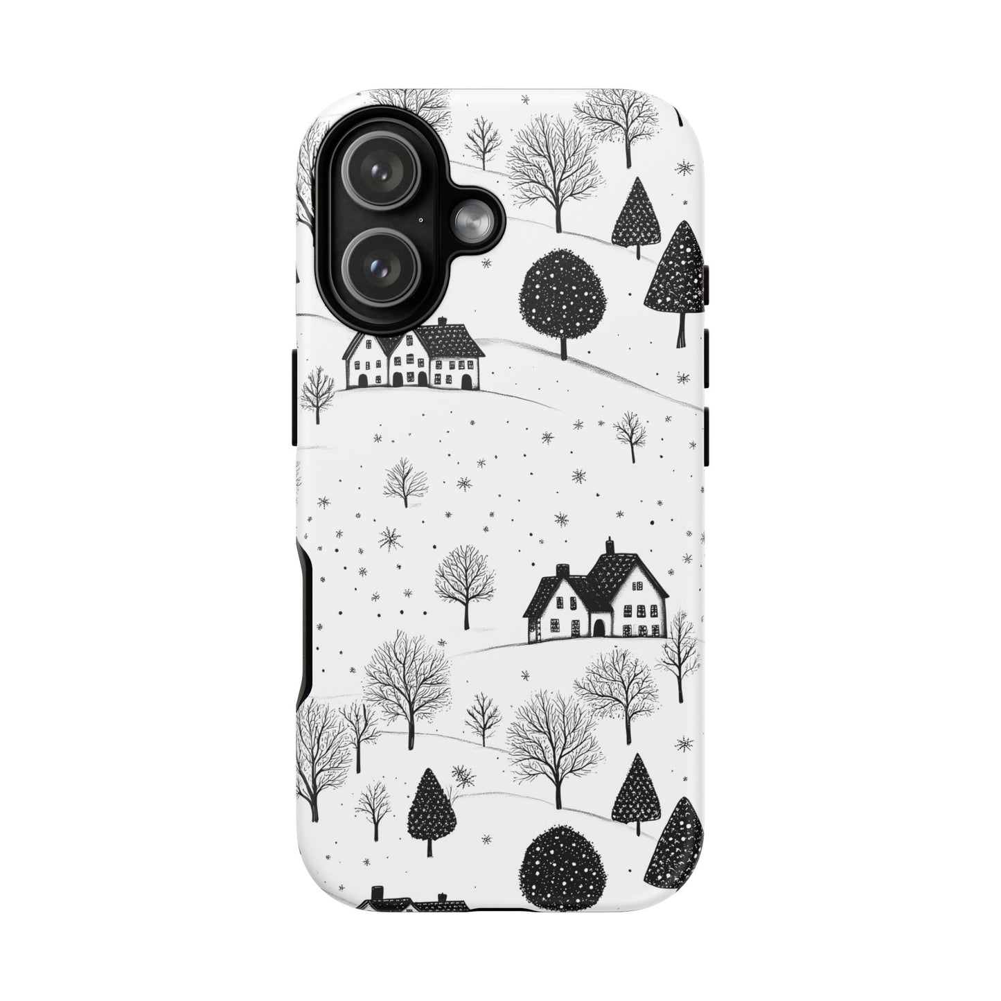 iPhone 17 phone case - Snowy Village