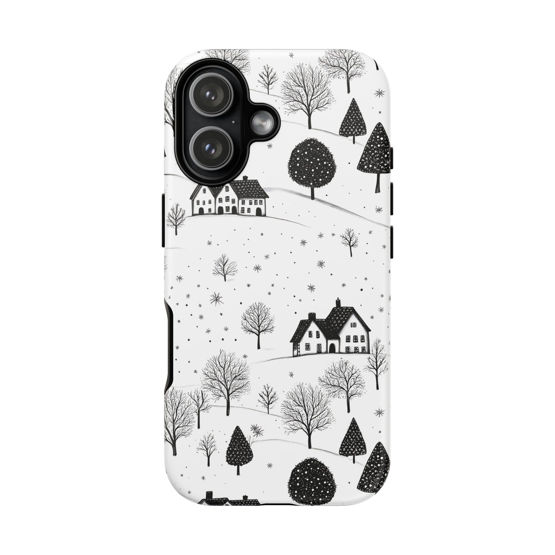 iPhone 17 phone case - Snowy Village